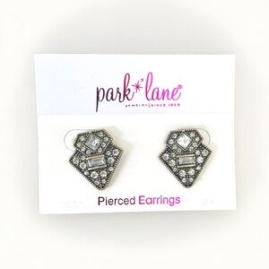 NEW Park Lane Earrings Marcasite style Rhinestones for Pierced ears